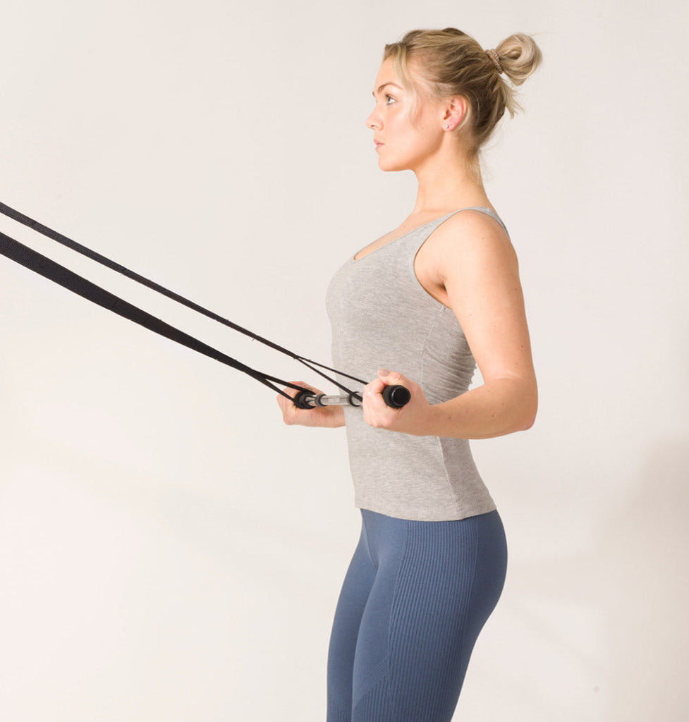 Rowing for stronger arms and back