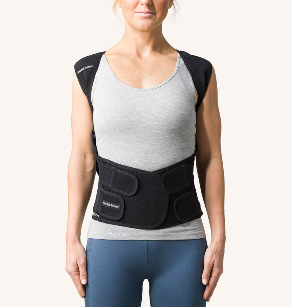 posture vest front woman